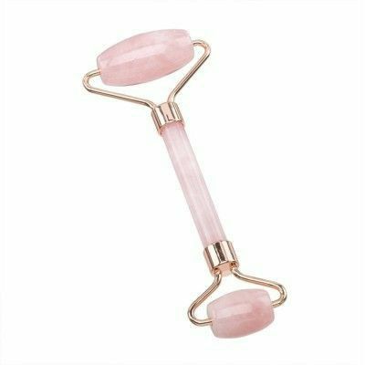 Roller massage quartz rose gua sha visage raffermissant