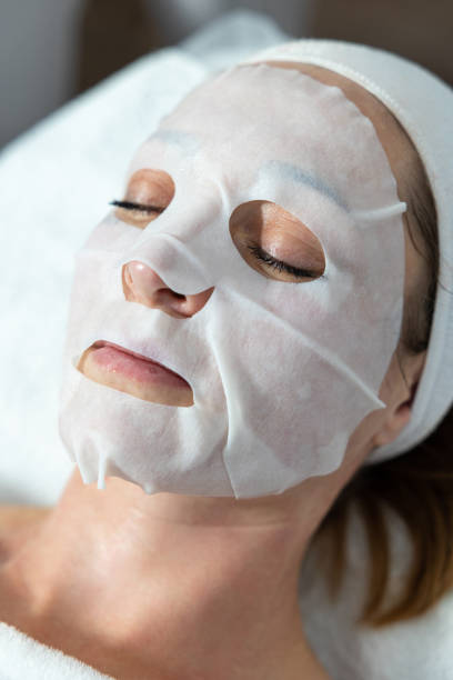 Masque tissu hydratant apaisant visage anti-fatigue